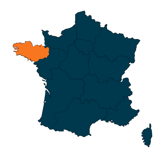 Localisée en Bretagne