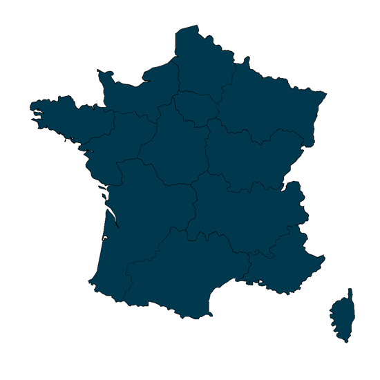 Localisée en France