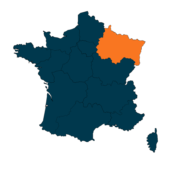 Localisée en Grand Est