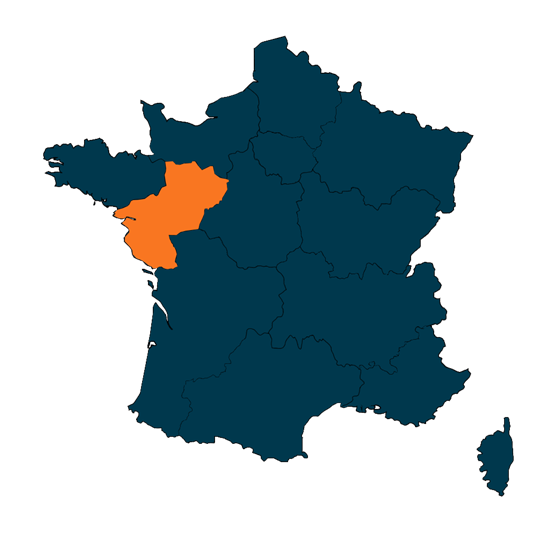 Localisée en Pays de la Loire